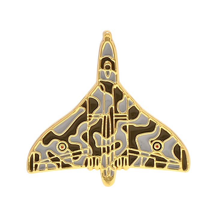 RAF Enamel Pin - Vulcan for wholesale by WIDDOP and Co.