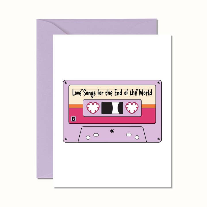 Tarjeta de Casete de Canciones de Amor | Nostálgico Día de San Valentín para venta al por mayor de No Yeah For Sure