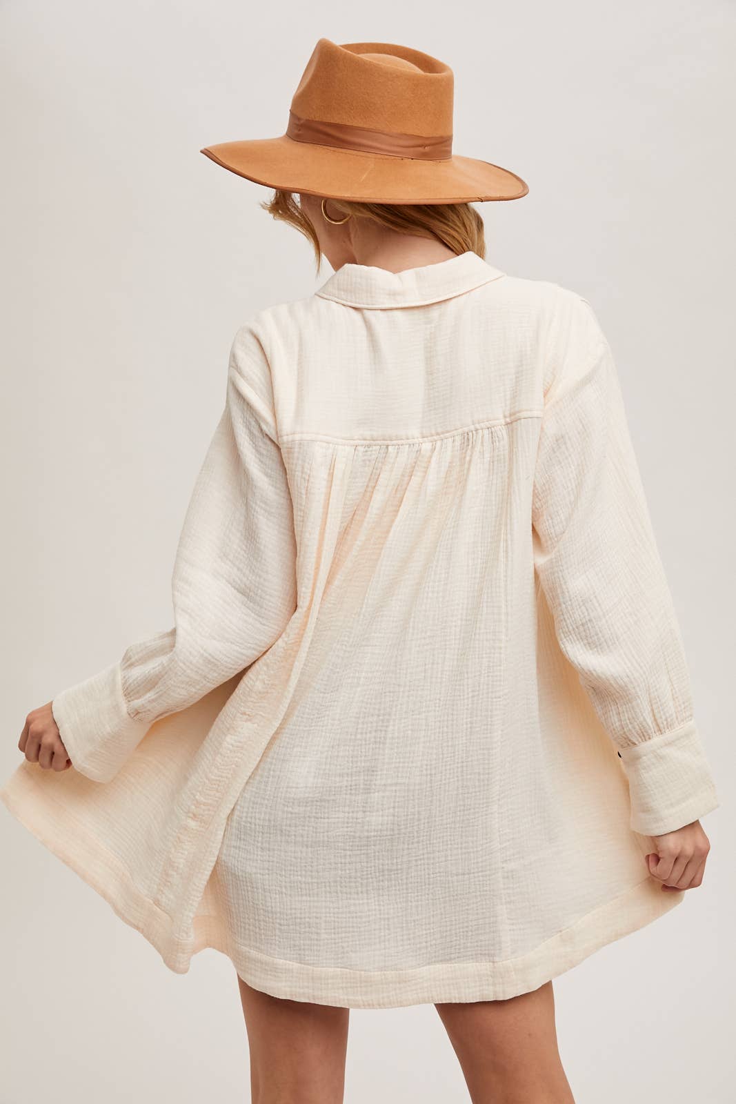 Bluivy - Wholesale Jurk - Dames - TUNIEKJURK MET KNOOPSLUITING24