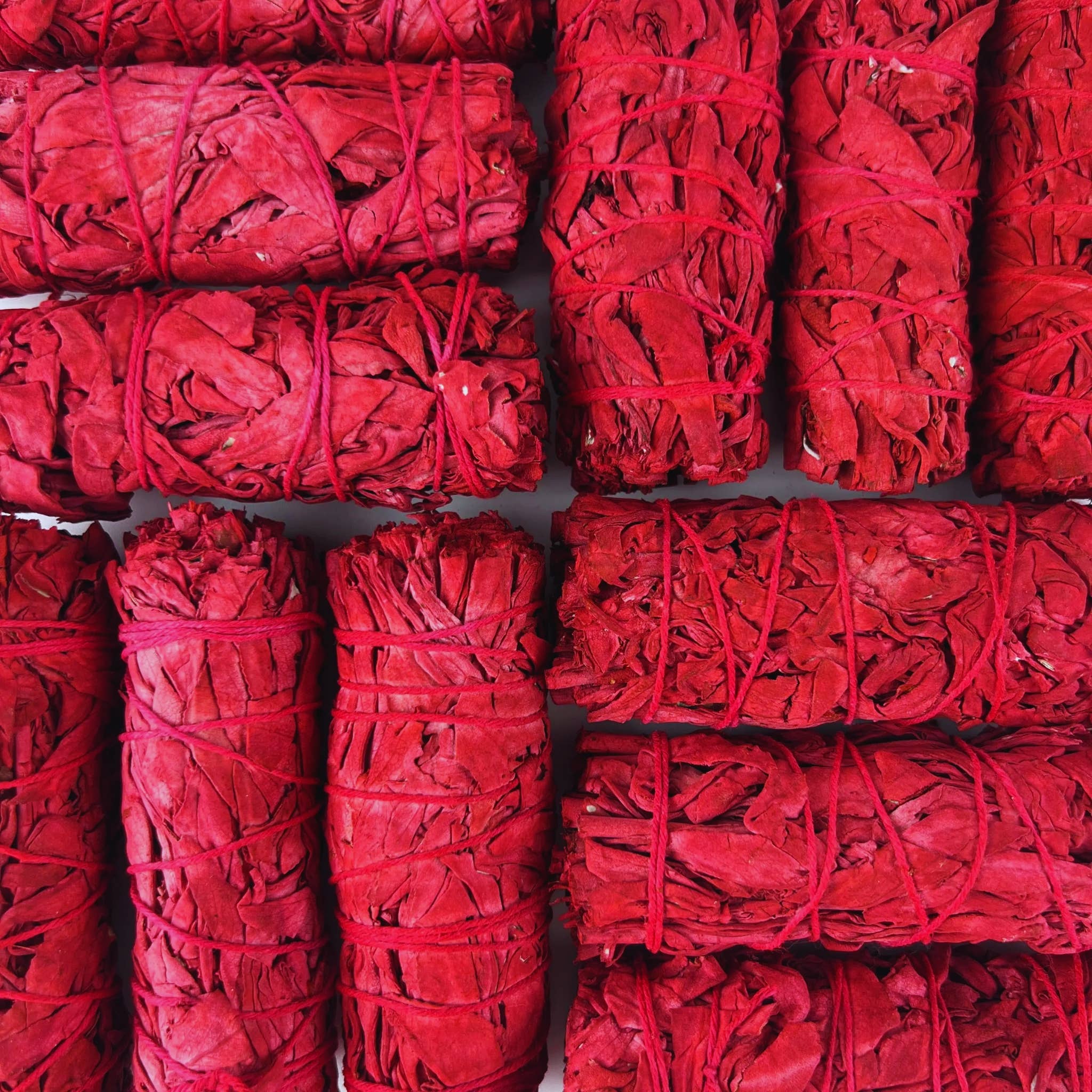 Third Eye Sage - Wholesale Smudge Stick - Dragon's Blood Magic Red Sage 4" Smudge Stick Bundle3