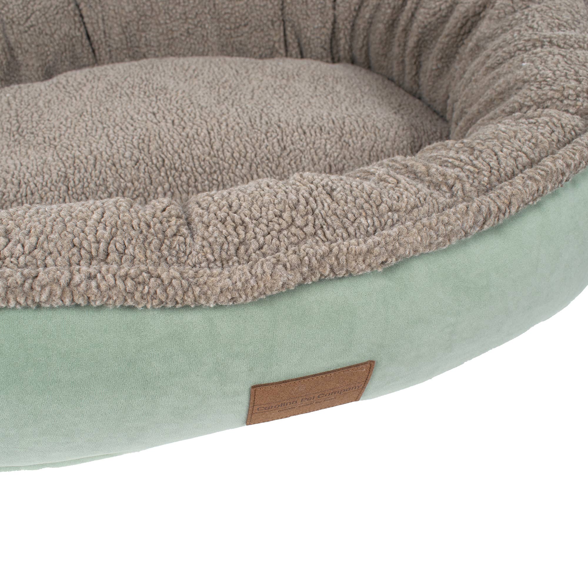 Carolina Pet Company - Wholesale Pet Bed - Dog - Microfiber and Tipped Berber Round Comfy Cup Dog Bed10