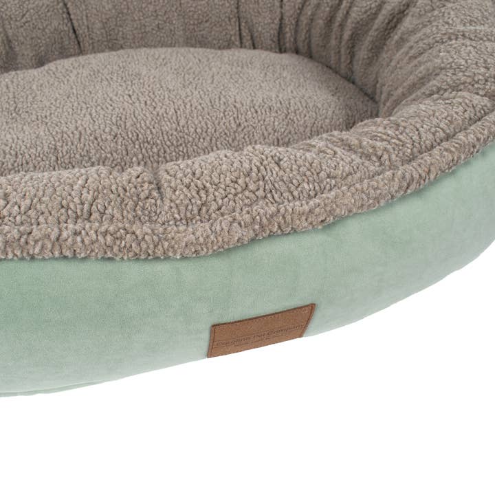 Carolina Pet Company - Wholesale Pet Bed - Dog - Microfiber and Tipped Berber Round Comfy Cup Dog Bed10