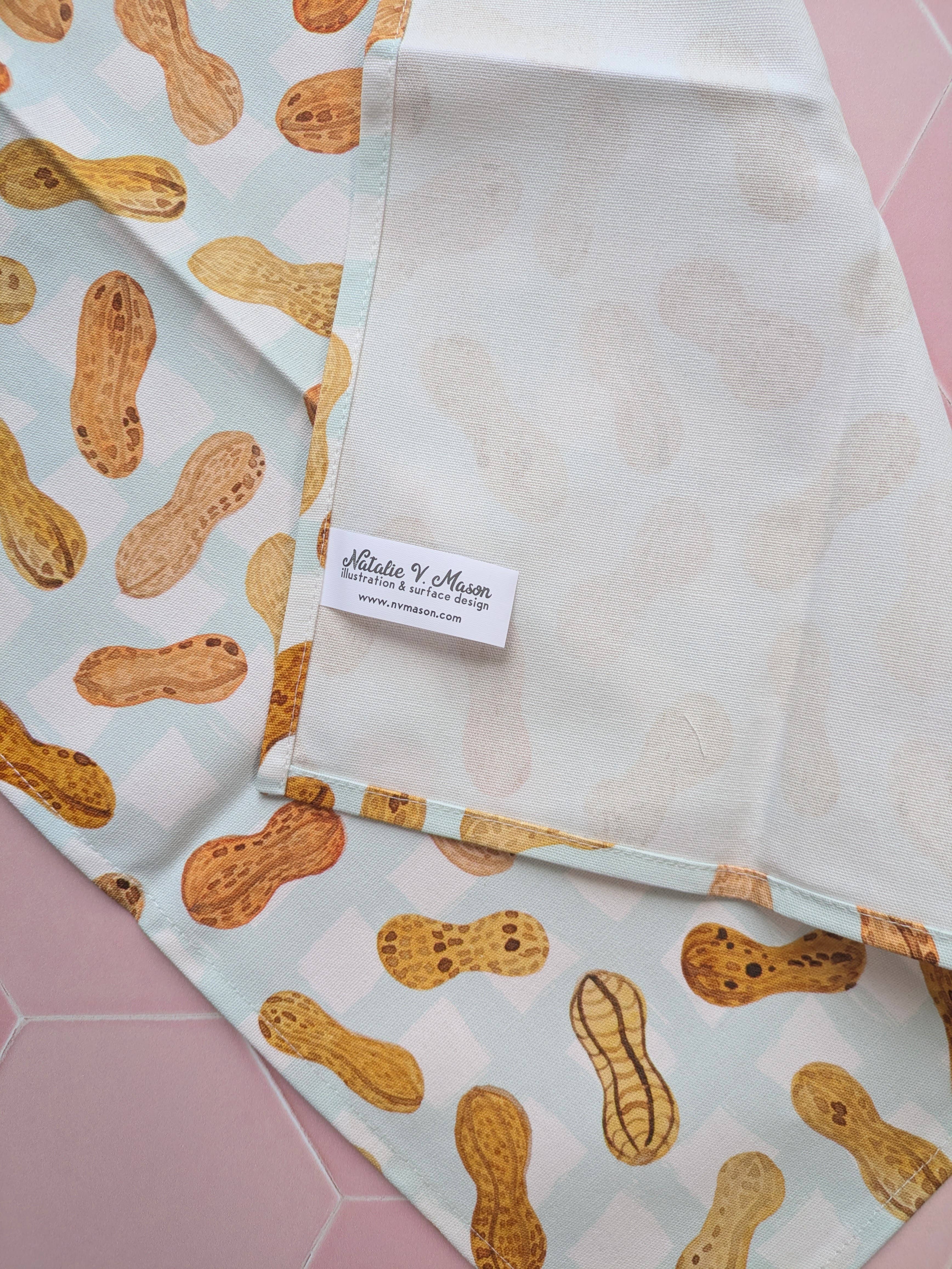 Natalie V. Mason - Wholesale Tea Towel - Dish Towel - Peanuts - Boiled peanut tea towel10