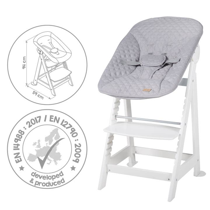 roba kids - Wholesale Highchair - Baby - ROBA 'Born Up' stair high chair, set 2in1, 'Roba Style Grey'16