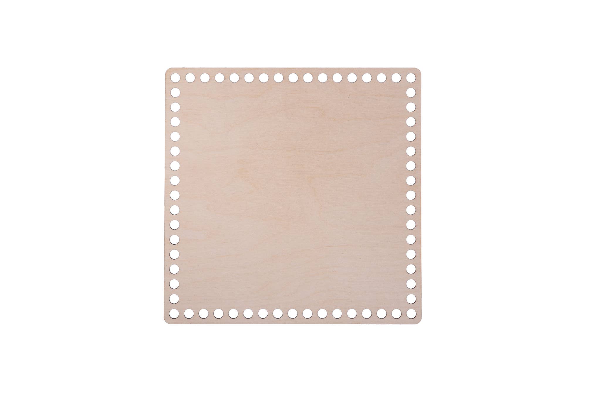 YourHobbyTools - Wholesale Knitting/Crochet Supplies - SQUARE wooden crochet basket bases with 8mm holes.5