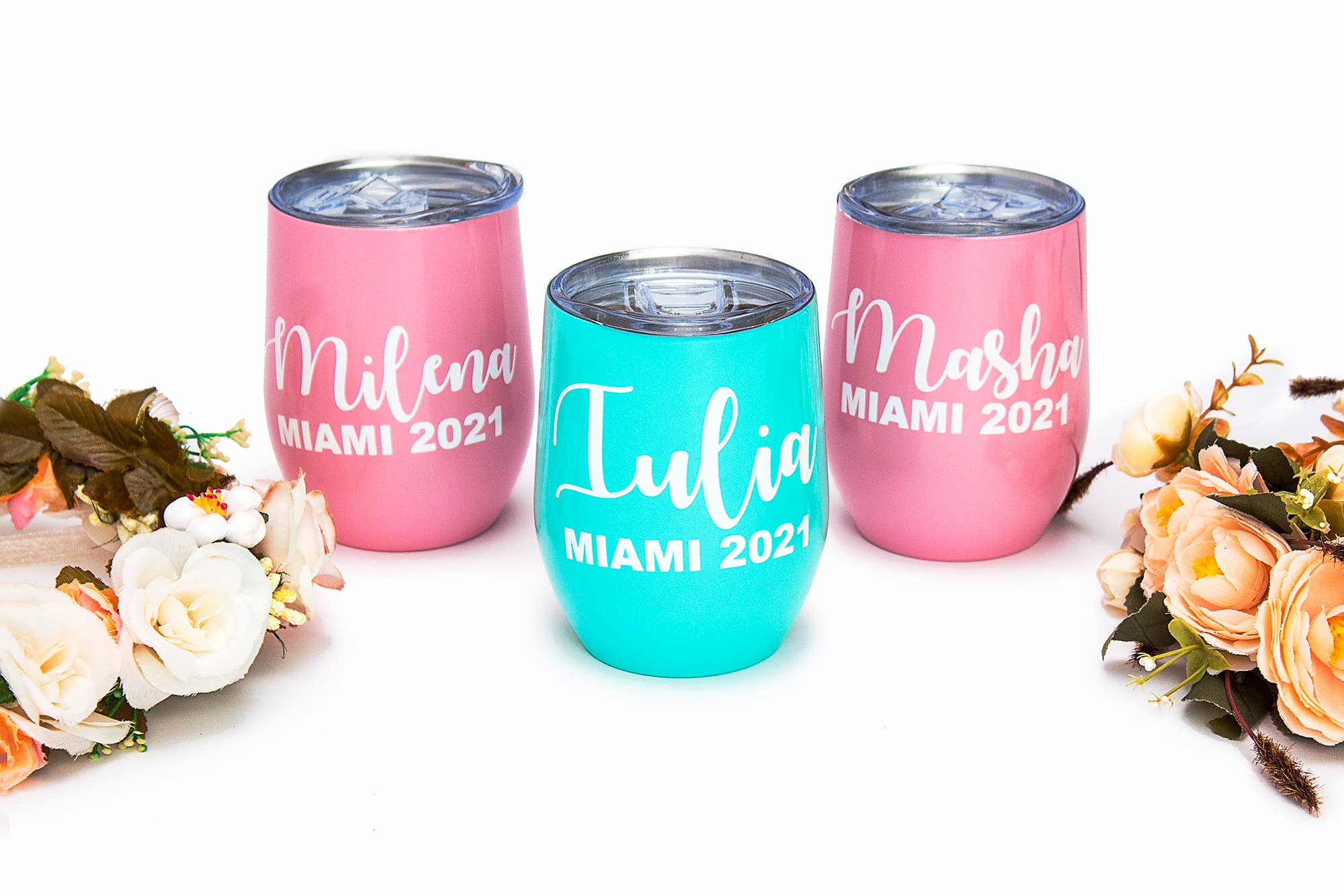 Purple Wholesale 12 oz Stainless Steel Wine Tumblers for wholesale on Faire3