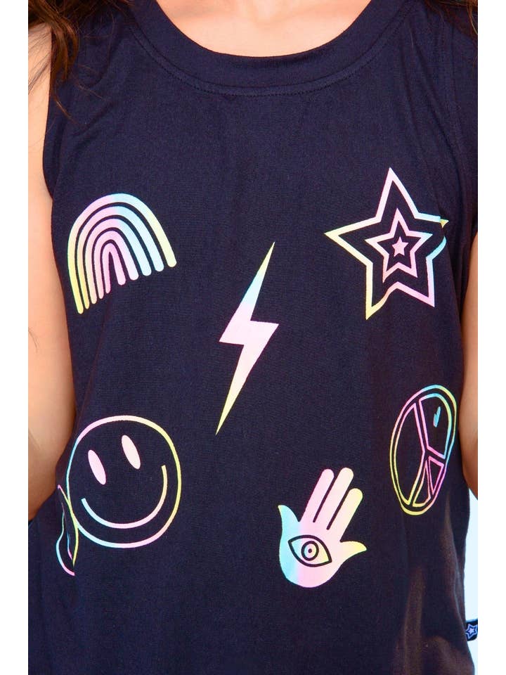 PixieLane - Wholesale Top & Short Set - Kids - Simply Soft Tank & Dolphin Short Set3