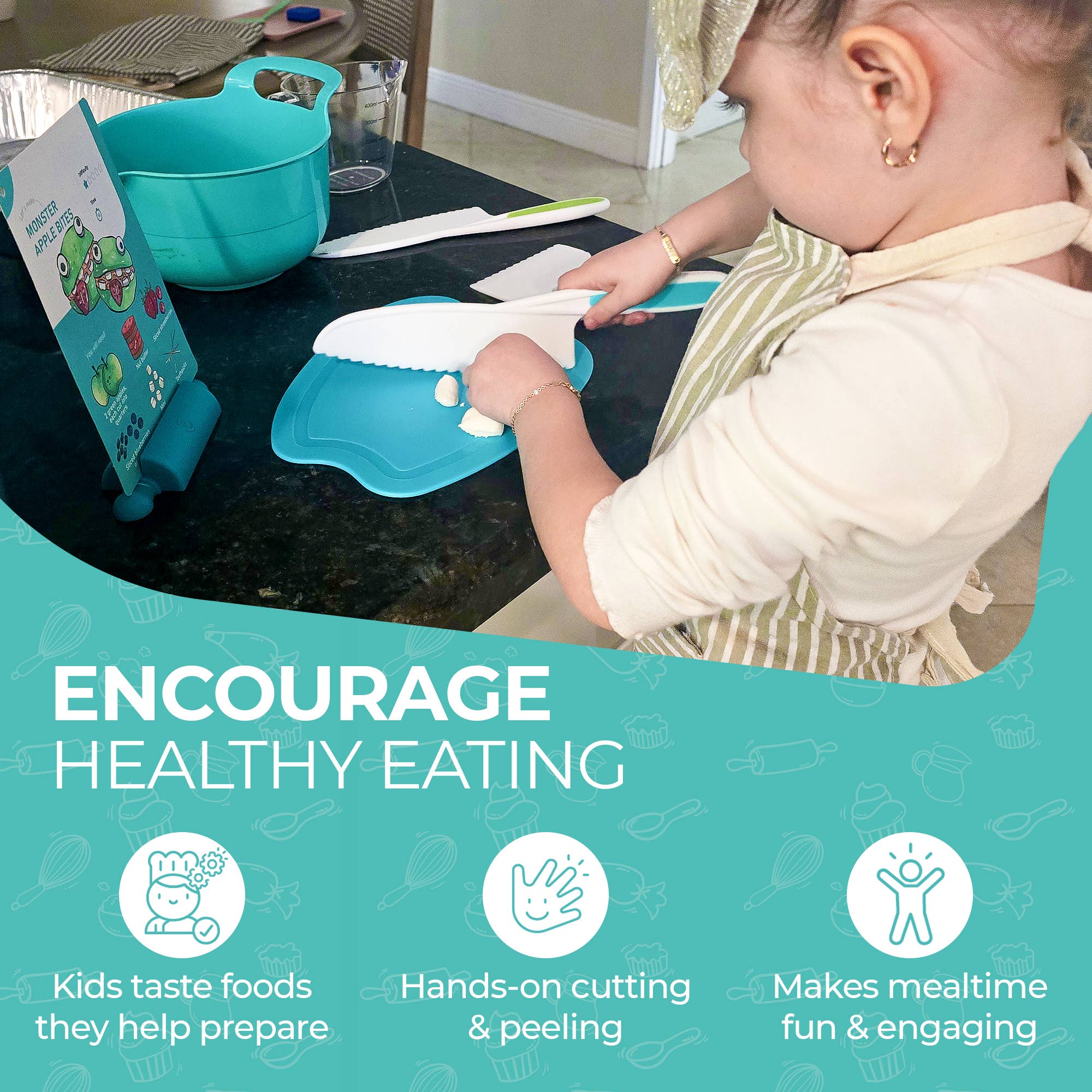 Tovla Jr - Wholesale Toy Set - Kids - Tovla Jr. Kids Knife Set for Real Cooking 3