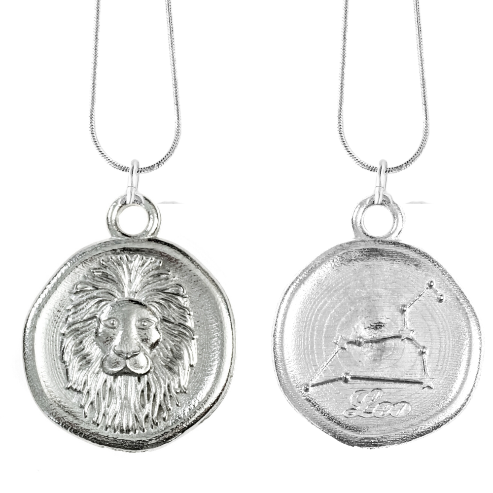 House of Morgan Pewter – Pendente/pingente individual por atacado – Símbolo do Zodíaco e Pingente de Constelação - Joias24