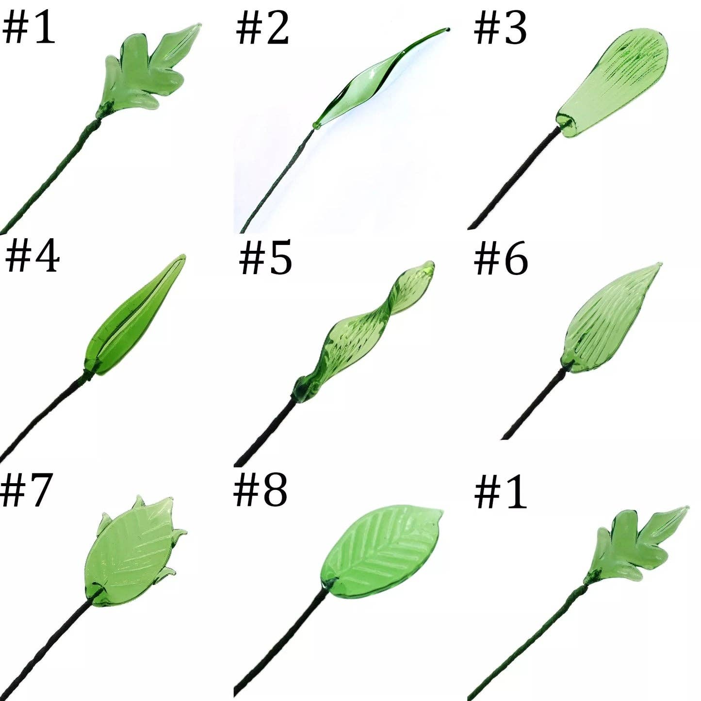 HappyJewelrySupplies – wholesale Konstgjorda blommor – Handgjord glasbukett med födelsemånadens blommor konstdekoration2