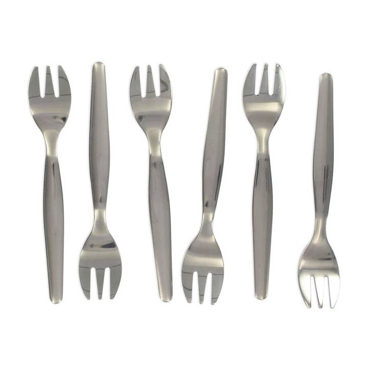 Zenker - Wholesale Table Fork - Set of 6 oyster forks 12.5 cm Fackelmann