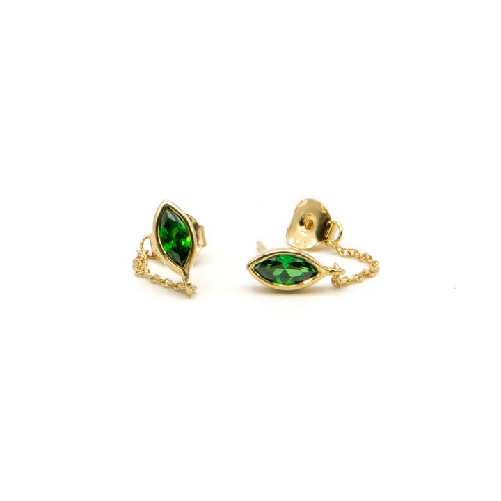 Or vermeil 18 carats | Boucles d'oreilles Katmandou | Demi Fine Jewelry pour la vente par Assaya Jewelry