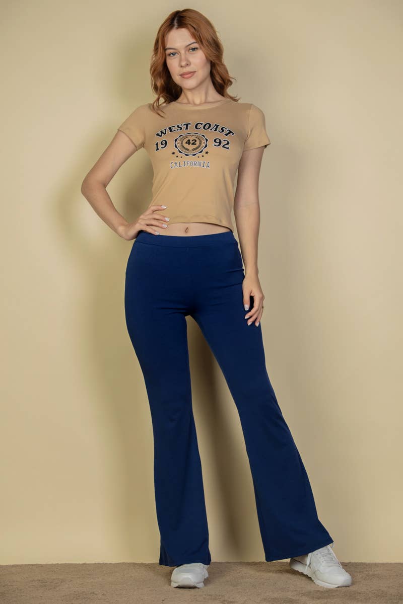 CAPELLA APPAREL - Wholesale Pants - Women's - High Waisted Flare Pants15