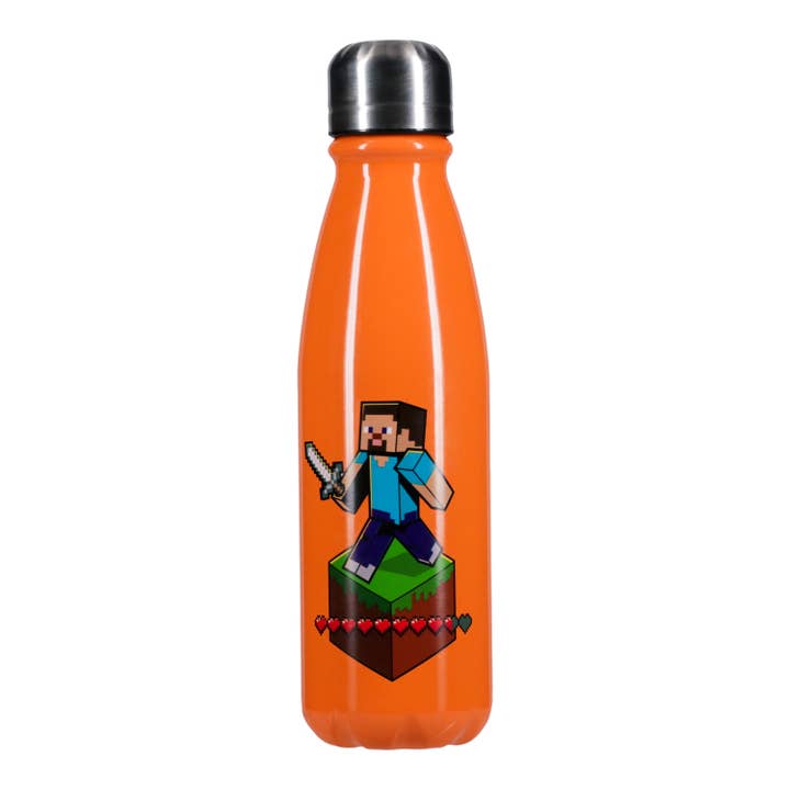 Paladone - Wholesale Water Bottle - Minecraft Aluminium Water Bottle 600ml
