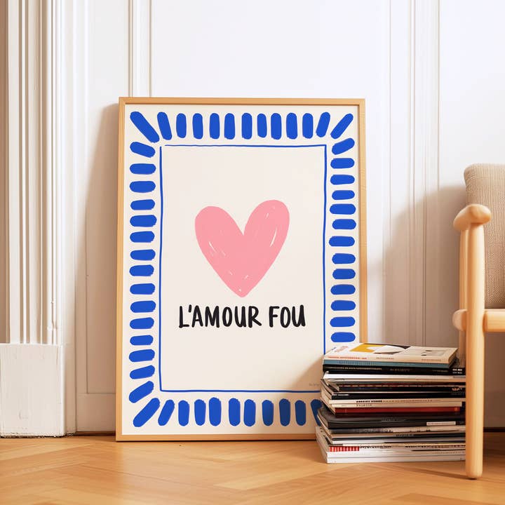 Rio Soléy - Wholesale Art Print - "L’Amour Fou" Art Print – Colourful French Poster4