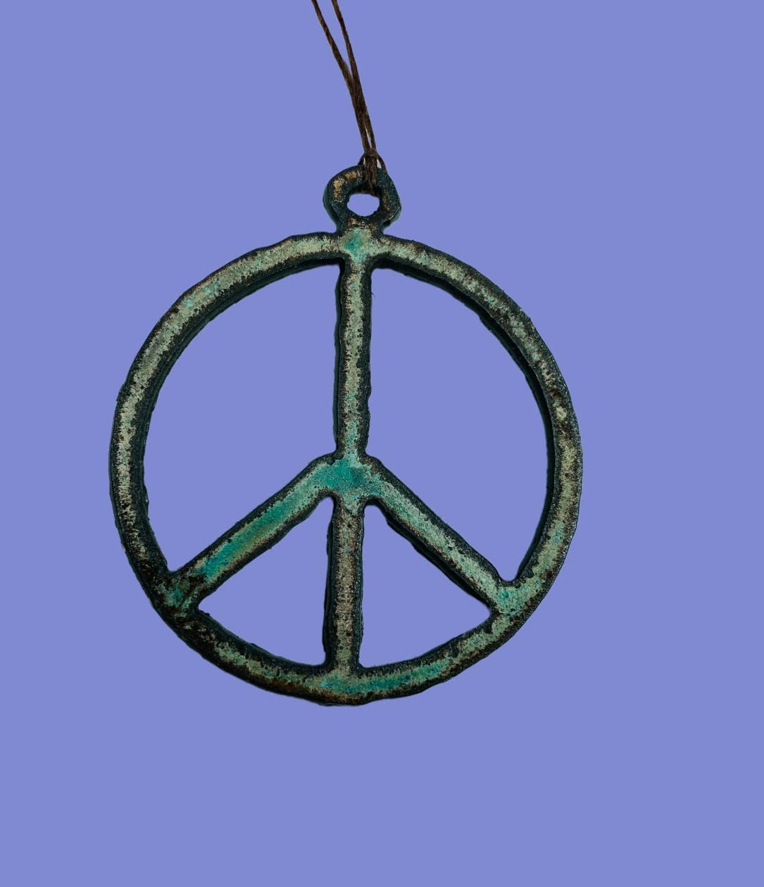 Iron Jewel - Wholesale Ornament - Peace Sign ornament hippie retro pendant jewelry recycled US2