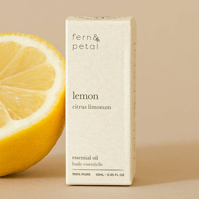 Fern & Petal - Vente Huile essentielle - Citron - Huile essentielle - Énergisante0
