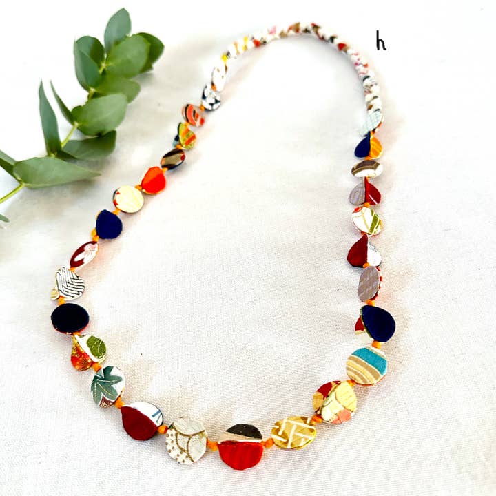 Sophie Silks - Wholesale Beaded/pearl necklace - Single Strand Kimono Necklace5