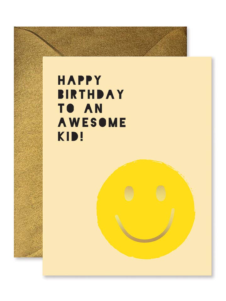 Carte de vœux d'anniversaire géniale pour enfant pour la vente par Ginger P. Designs