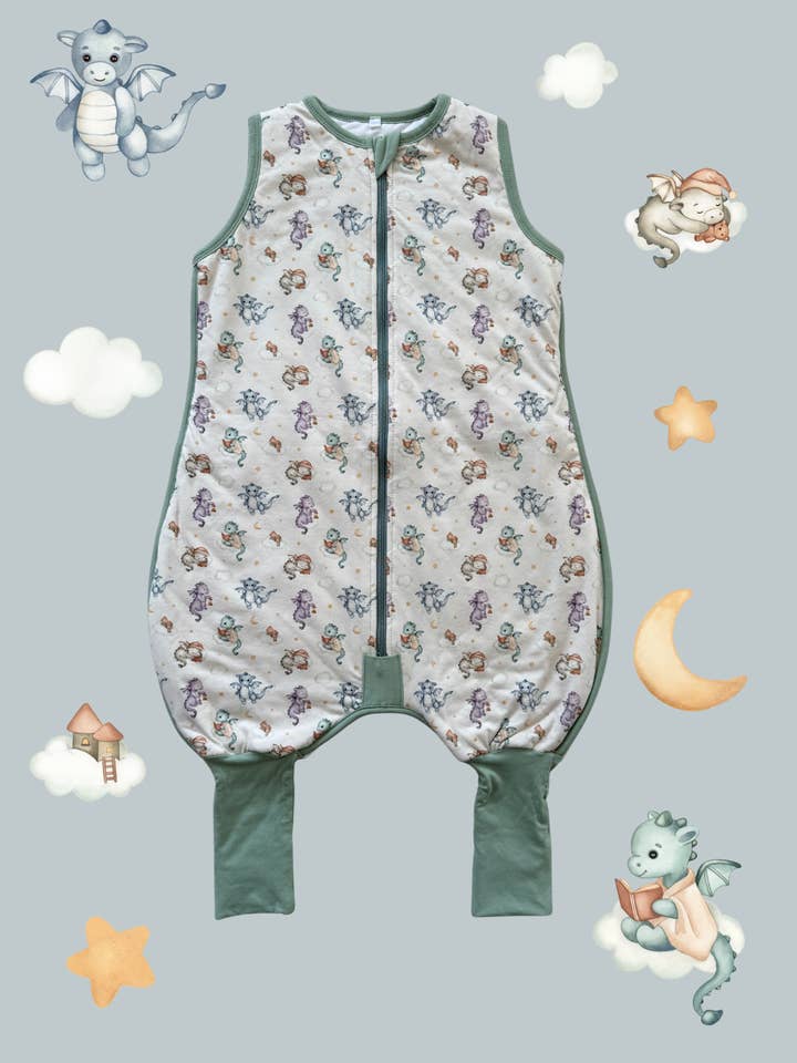 Dragons Toddler Sleeping Suit for wholesale by Sleeping Stars