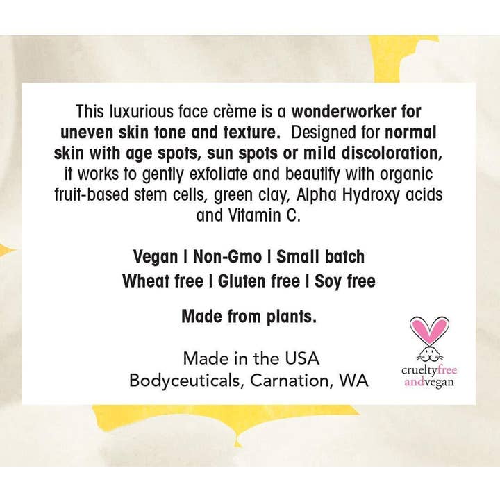 Bodyceuticals - Wholesale Facial Moisturizer - Calendula + Vitamin C Facial Crème