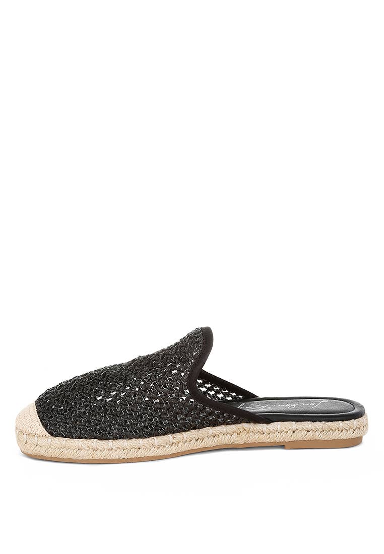 Rag Company - Wholesale Mules - Women's - Nongai Raffia Espadrilles Mules2