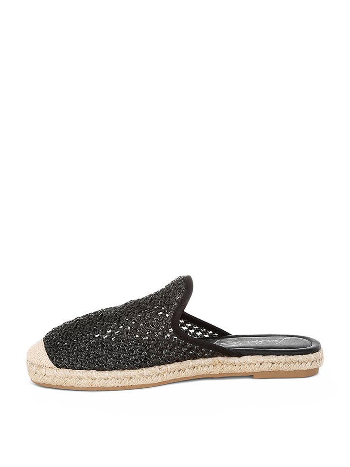 Rag Company - Wholesale Mules - Women's - Nongai Raffia Espadrilles Mules2