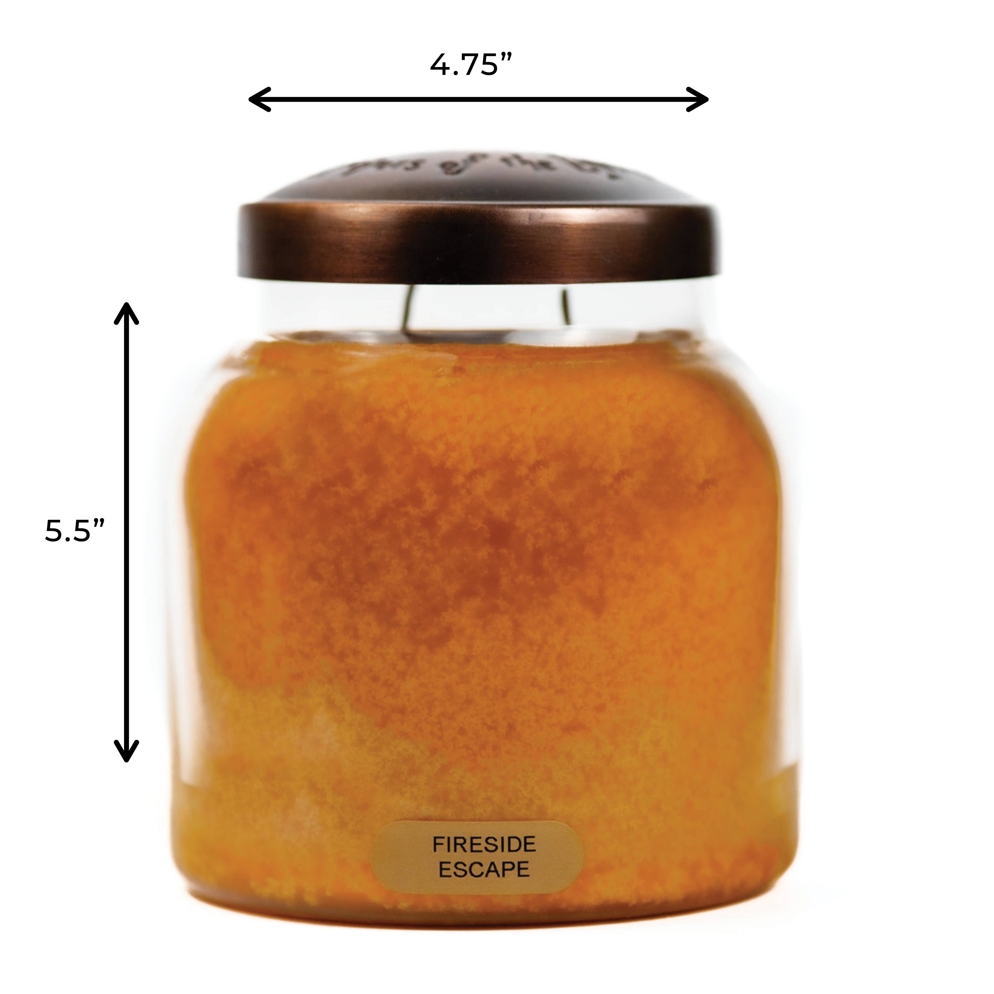 A Cheerful Giver - Wholesale Jar/Filled Candle - KOTL Papa Candle (34oz.) - Fireside Escape4