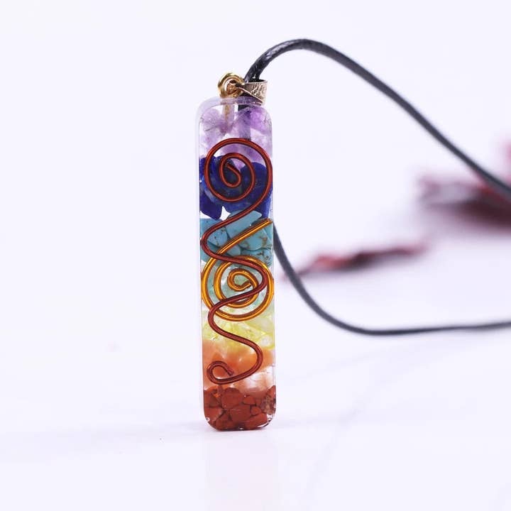 Orgone Chakra balancing necklace | EMF protection for wholesale by WHOLIFECO