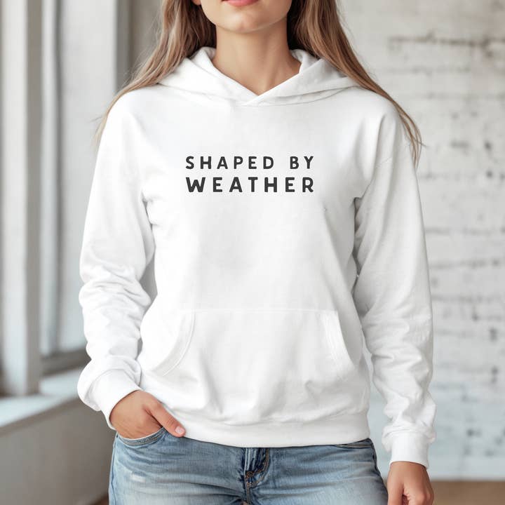 Shaped By Weather Graphic Hoodie/Sweatshirt for wholesale by Salt + Fare
