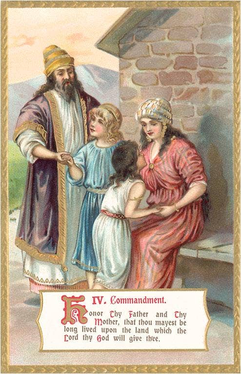 Found Image Press - Wholesale Sticker - Sticker RG-145 Fourth Commandment0