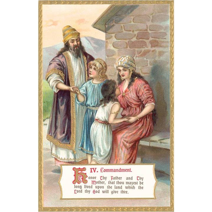 Found Image Press - Wholesale Sticker - Sticker RG-145 Fourth Commandment