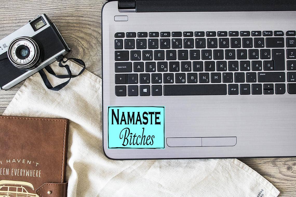 Brooke LeAnne - Wholesale Sticker - Namaste B*tches Sticker Vinyl1