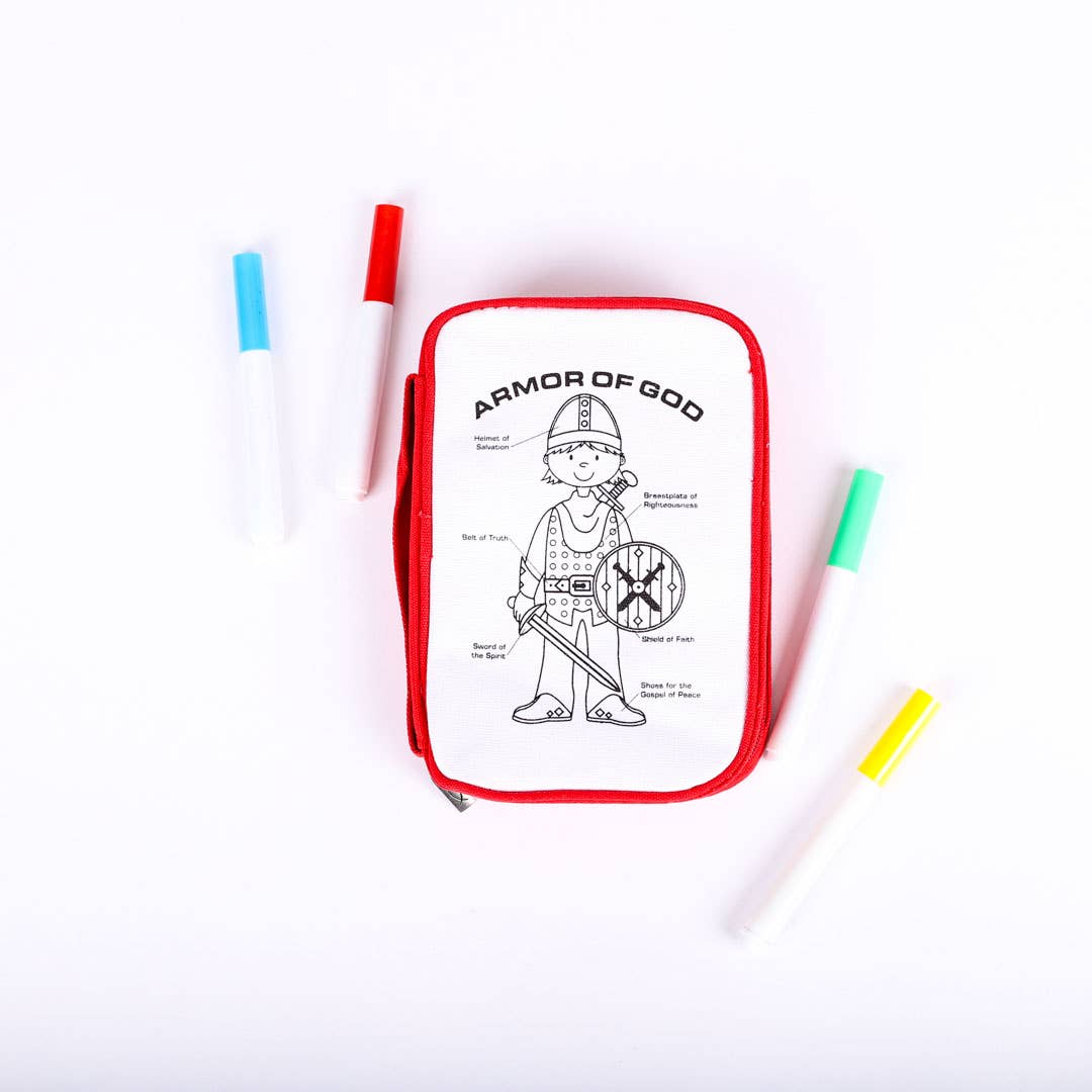 Swanson Christian Products - Wholesale Bible Cover - Bible Cover Canvas Washable Armor Of God S4