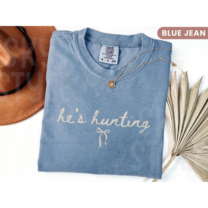 NVC Ecommerce LLC - Wholesale T-Shirt (Graphic) - Women's - He's Hunting Shirt, Wife Hunting Wife Sweatshirt3