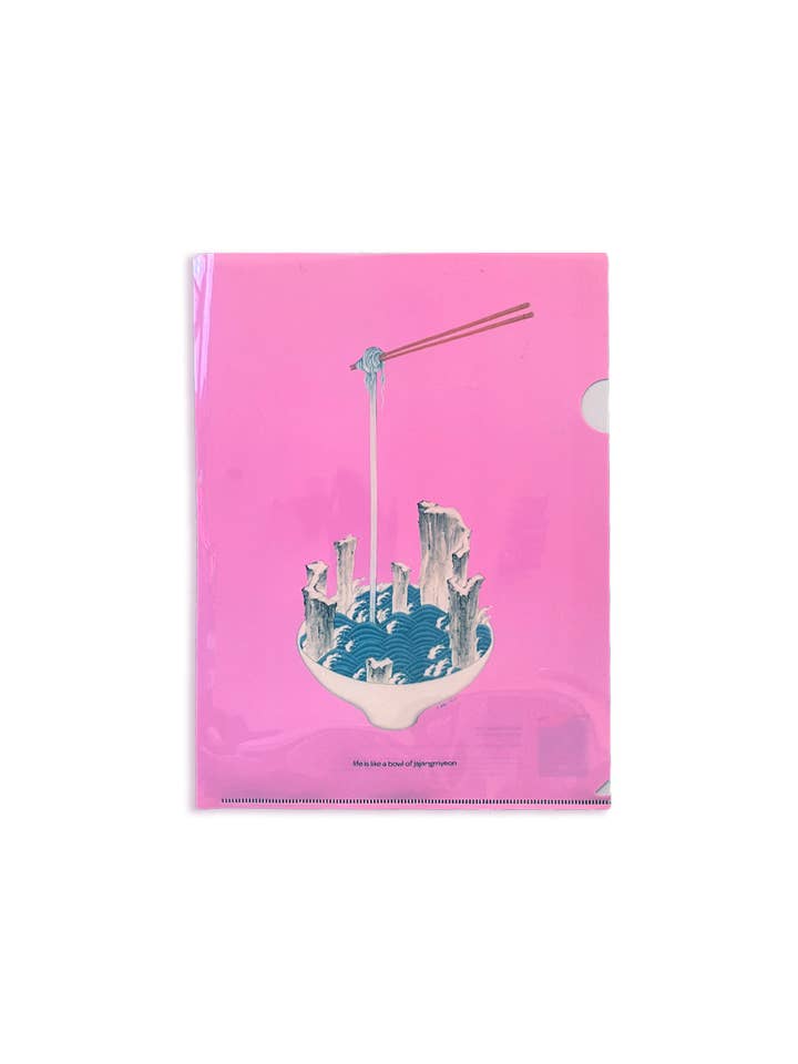 Cartella in vinile_05: Una ciotola di Jajangmyeon per la vendita all'ingrosso da parte di Lululala by Seongmin