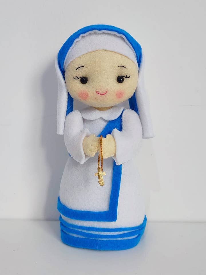 Saint Theresa of Calcutta St Theresa , saint doll, saint ornaments, baptism gift, first communion gift, customized saint doll, Saint Theresa for wholesale by Lovencomfort