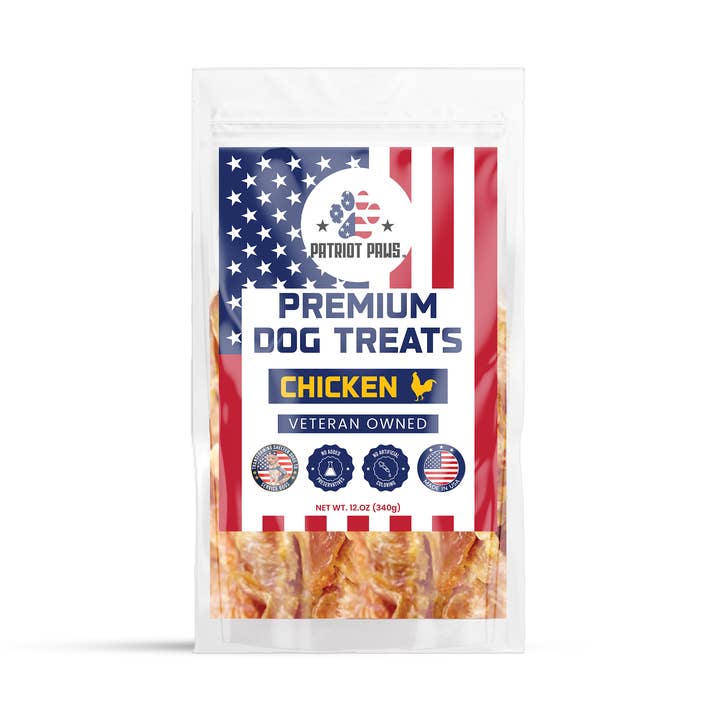 Patriot Paws Dog Treats -12oz. Chicken for wholesale by Patriot Paws Dog Treats