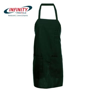 Still Water Linens - Wholesale Apron - 3-Pocket Bib Apron with Tubular Braid Ties