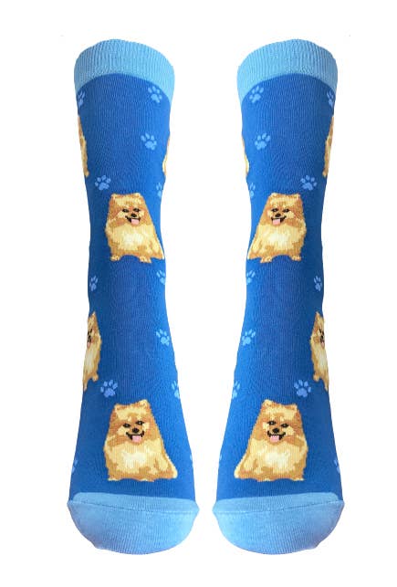 E&S Pets - Wholesale Socks - Unisex - Pomeranian Socks  - Unisex - Fun Novelty Dog Socks2
