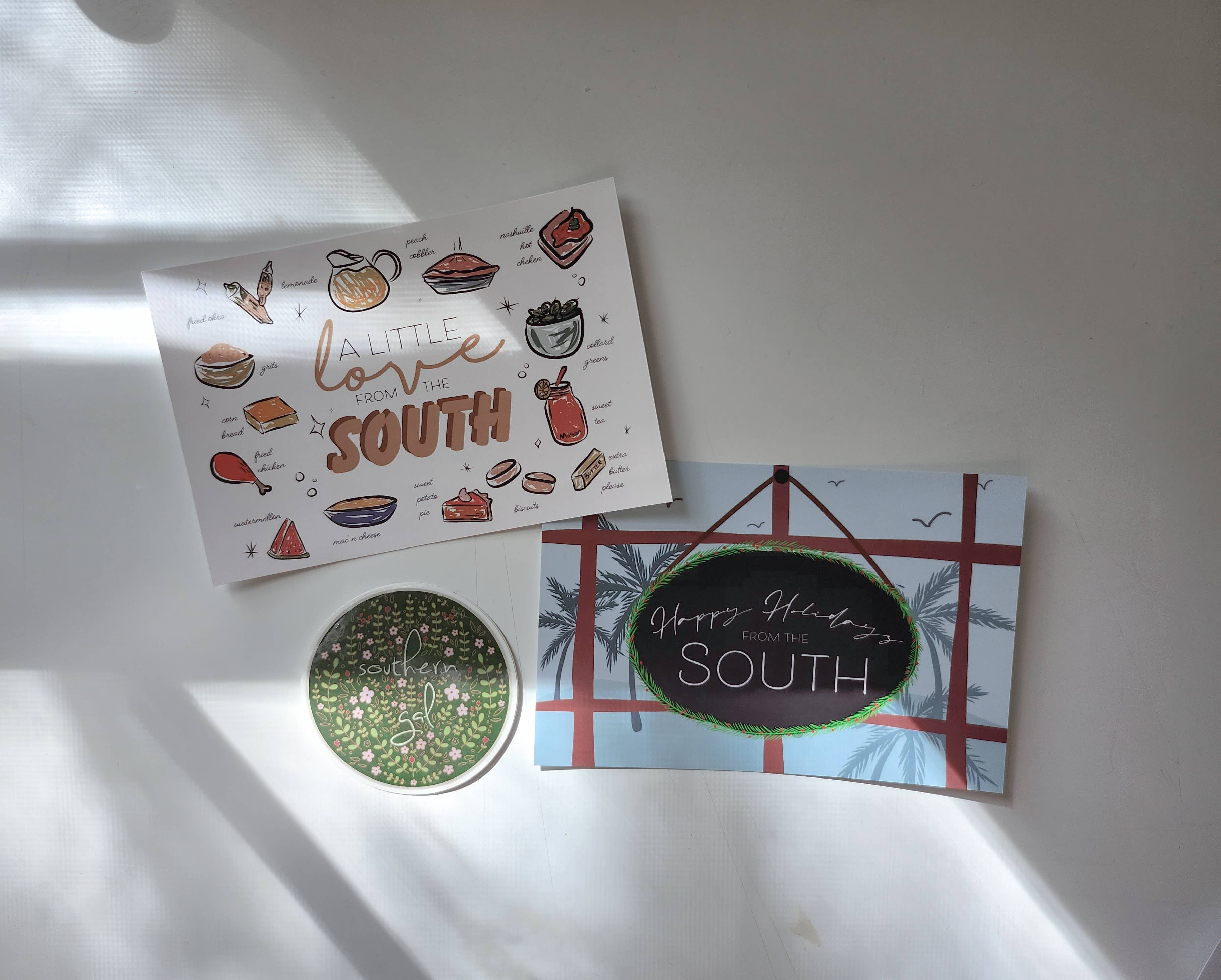 The Gold Ink Press - Wholesale Postcard - A Little Love from the South Postcard3