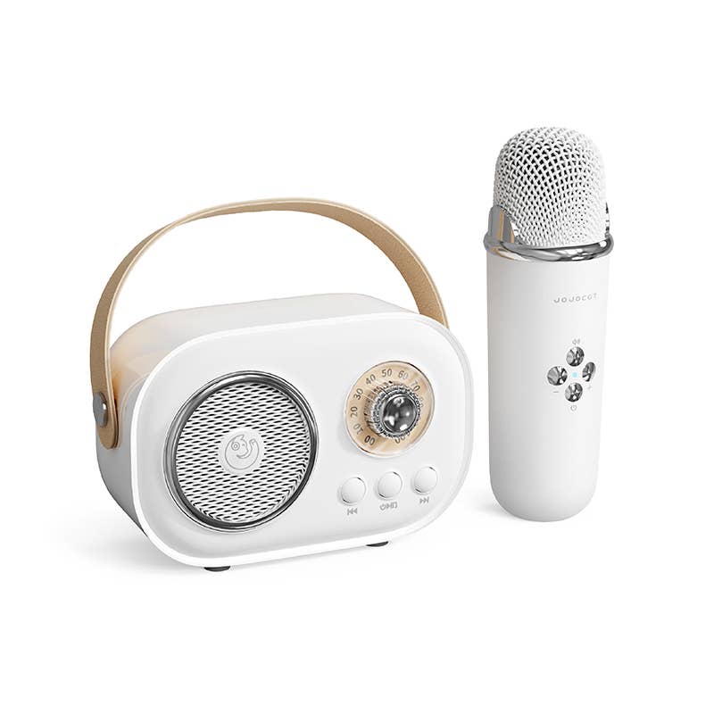 Gabba Goods Boogie Beats Karaoke Kit, Bluetooth Microphone And Headphones,  Black