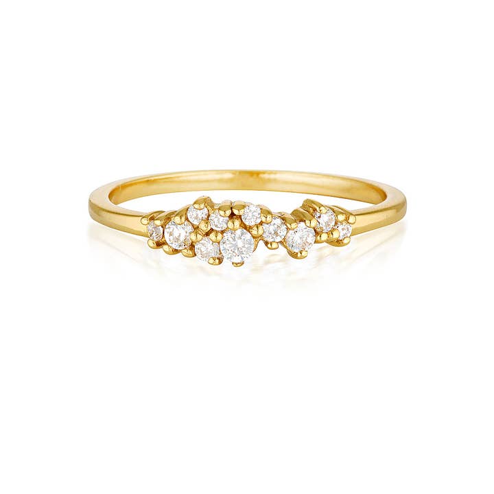 EL&RO Jewellery - Wholesale Multi-stone ring - COVEY RING | GOLD