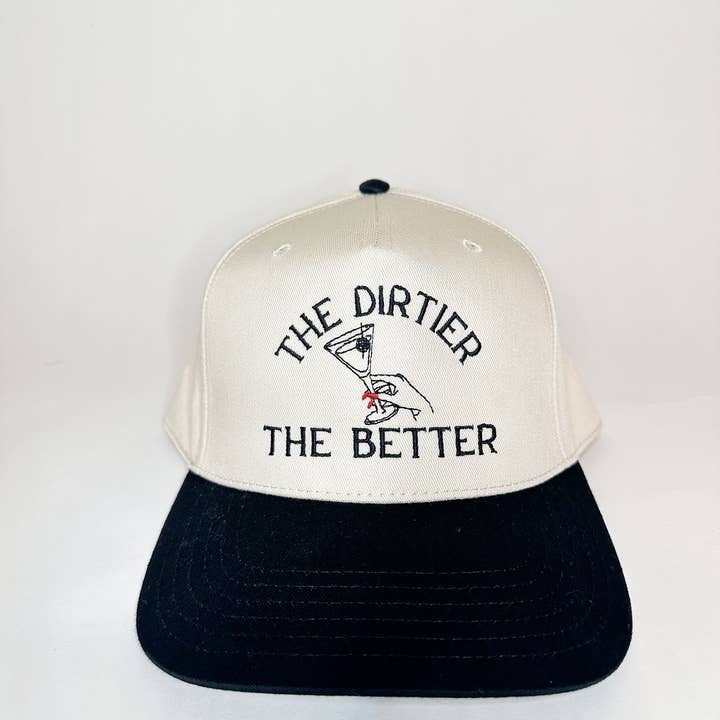 The Happiest - Wholesale Trucker Hat - Unisex - The Dirtier The Better Hat (Black)