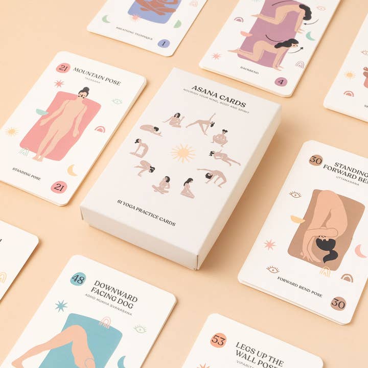 Asana Creatives – Großhandel Kartenspiele – Asana-Karten, Yoga-Übungskarten, Yogakarten, Yoga-Posen1