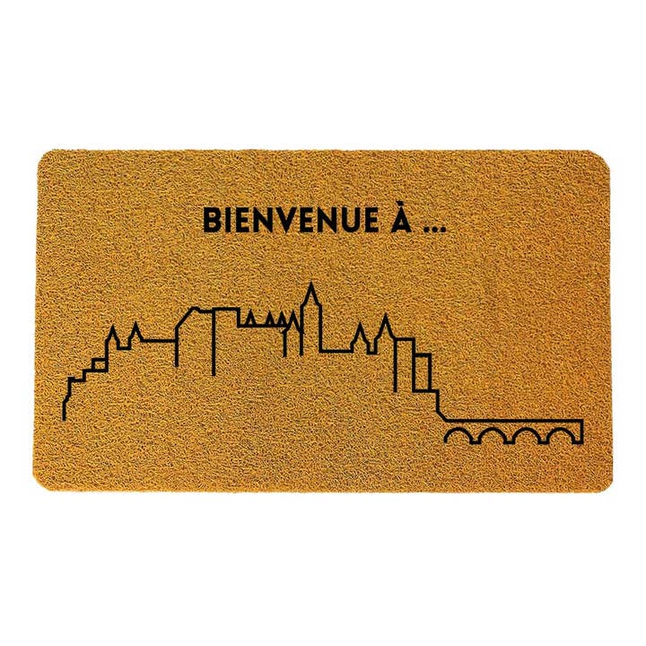Carcassonne dørmåtte - 5 stk minimum for engroshandel hos MY CITY MEMORY