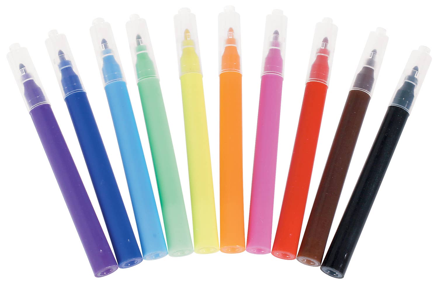 Toysmith - Wholesale Markers - Kids & Baby - 3.5" Mini Markers, Set of 10, Travel Size1