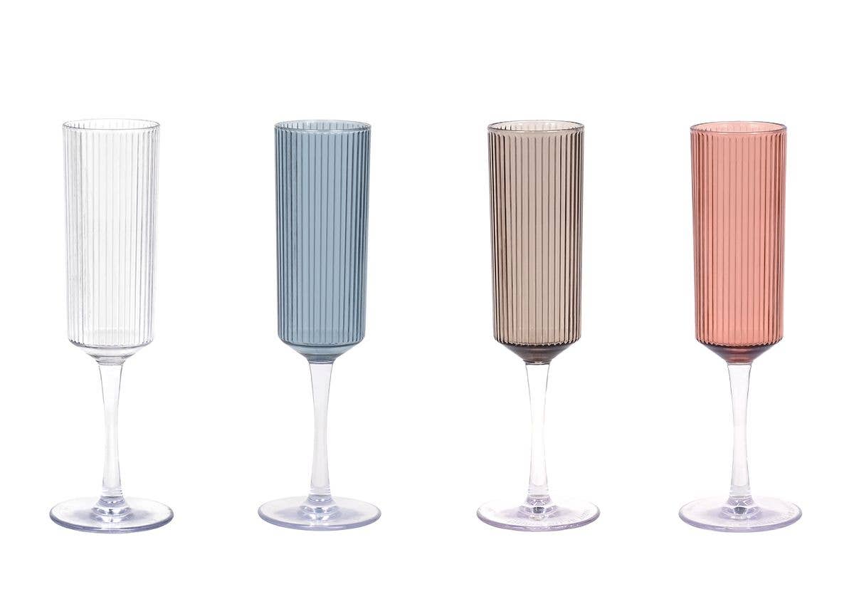 Nathan Philip - Vente Flûtes de champagne - Champagne Gatsby, 6 oz, plastique - 12/paquet5