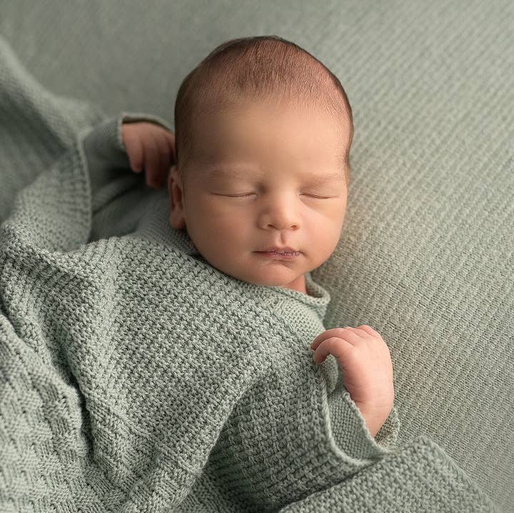 Square mint baby blanket for wholesale by micu micu