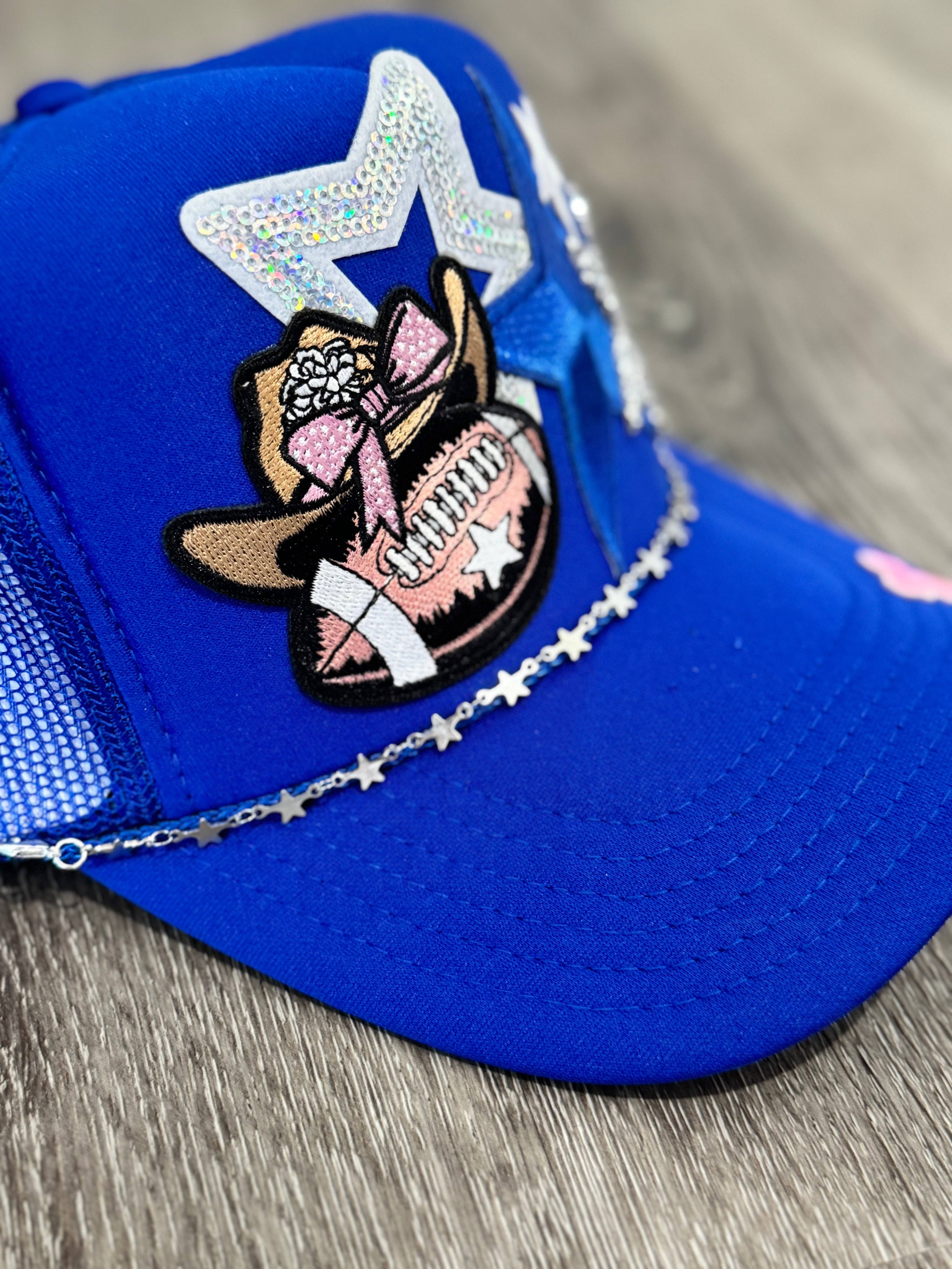 Patchwrx Customs Hat Bar - Wholesale Trucker Hat - Women's - Dallas Cowboys Football Cowgirl Trucker Hat2